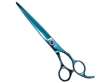 PRO FEEL JAPAN DBP-75 BLU - Profesionálne extra dlhé nožnice na vlasy 7,5 '- 19cm